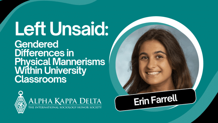 Featured Blog Image for AKD Undergraduate Student Paper Winner Interview with Erin Farrell.