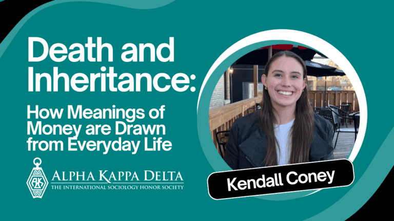 Featured Blog Image for AKD Undergraduate Student Paper Winner Interview with Kendall Coney.