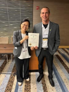 Photo AKD's Emory Bogardus Chapter of the Year Award winners at the 2025 American Sociological Association meetings in Chicago.