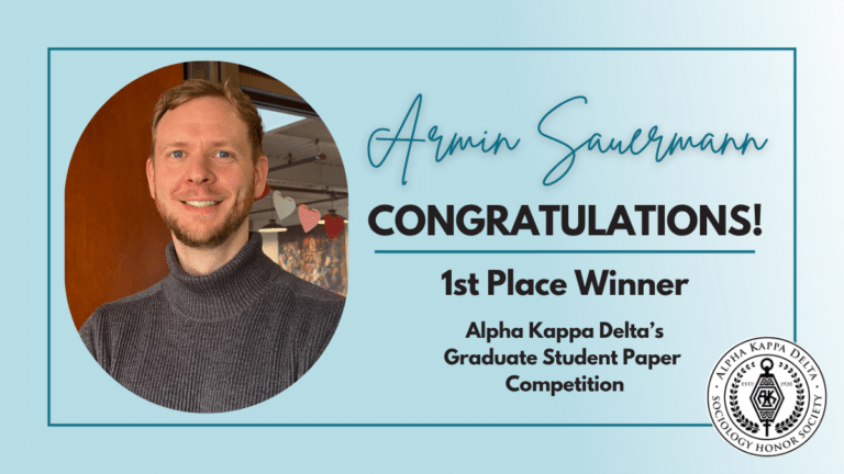 Featured Blog Image for AKD Graduate Student Paper Winner Interview with Armin Sauermann.