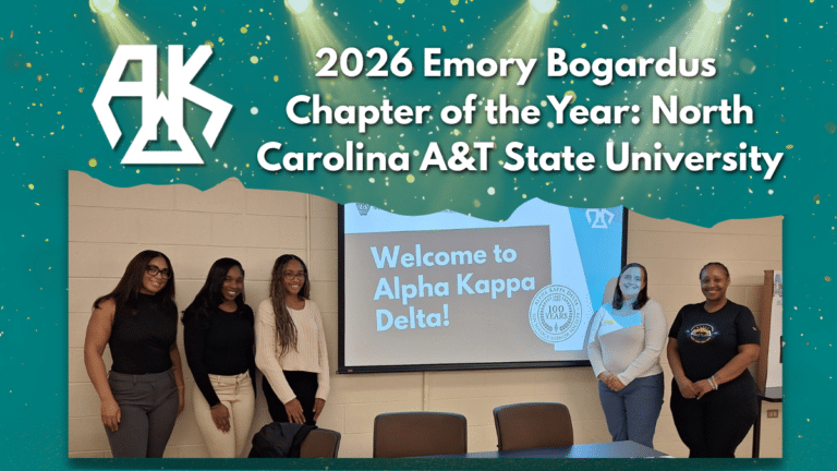 Title graphic for Alpha Kappa Delta Blog 